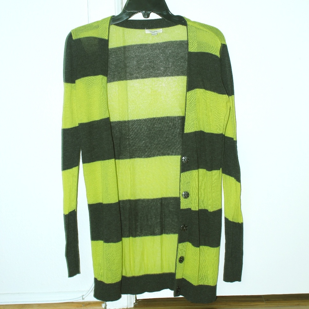 Black & Yellow Long Sleeve Sweater Strips